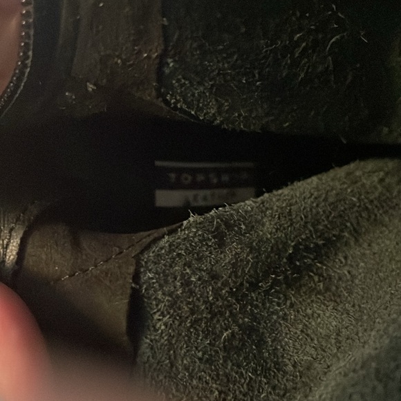 TopShop Square toe Leather Boots - Picture 6 of 6